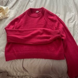 Garage fluffy pink sweater